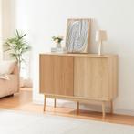 Commode Landskrona dressoir 90x115x40 cm eikenkleurig [en.ca, Huis en Inrichting, Verzenden, Nieuw