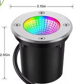 RGBW LED Grondspot 10W – Waterdichte Tuinlamp 12V, Tuin en Terras, Verzenden, Nieuw