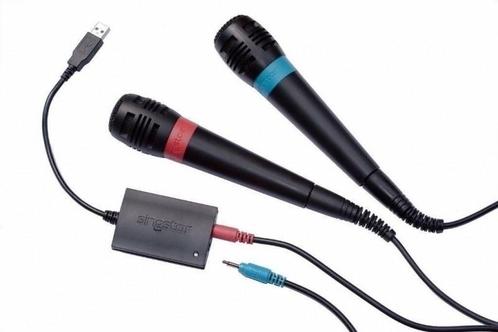 Singstar Wired Microphones (2 mics) (PlayStation 2), Spelcomputers en Games, Games | Sony PlayStation 2, Gebruikt, Verzenden