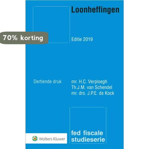 Loonheffingen 2019 9789013149616 H.C. Verploegh, Boeken, Wetenschap, Gelezen, Verzenden