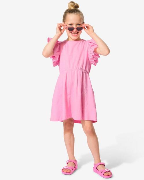 HEMA Kinderjurk broderie roze, Kinderen en Baby's, Kinderkleding | Overige, Nieuw, Verzenden