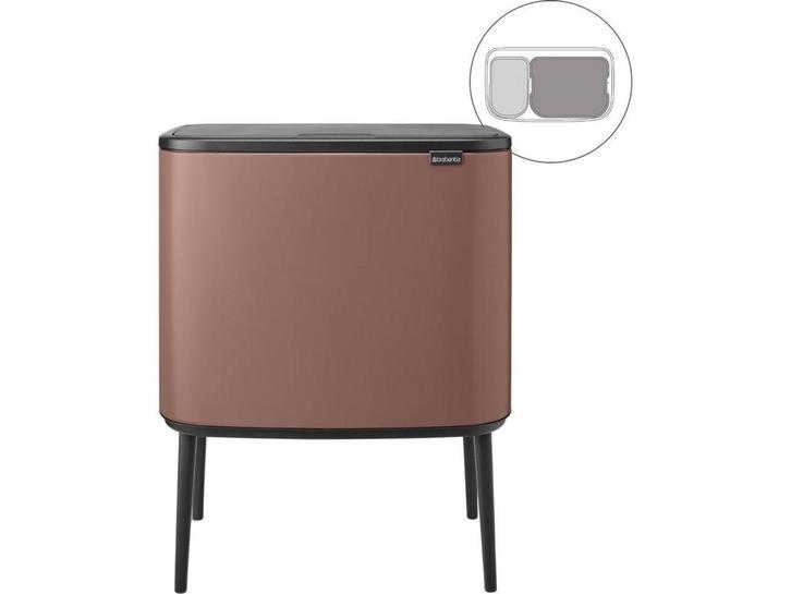 Brabantia Bo Touch Bin - Prullenbak 11 + 23 liter -, Huis en Inrichting, Woonaccessoires | Prullenbakken, Zo goed als nieuw, Verzenden