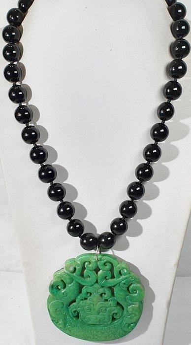 Onyx en Agata - Mascara Taotie - Harmonie en, Antiek en Kunst, Antiek | Boeken en Bijbels