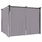 Prieel 3x3 Antraciet: Retourdeal! 40% Korting, Minder dan 4 meter, Nieuw, Paviljoen, 2 meter of meer