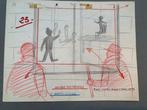 Tintin - Story Board - Dessin Animé « Le Temple du Soleil »., Boeken, Stripboeken, Nieuw