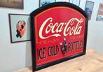 Coca-Cola - Coca-Cola IJskoude flessen - Reclamebord - Hout,