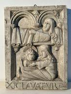 sculptuur, Antica Formella da Sacro Portale - 42 cm -