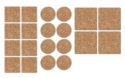 Set van 20 anti kras, anti slip vloerglijders (kurk, met pl, Doe-het-zelf en Verbouw, Gereedschap | Handgereedschap, Nieuw, Ophalen of Verzenden