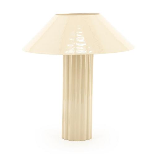 *WOONWINKEL* By-Boo Pallas Tafellamp Beige Glazuur, Huis en Inrichting, Lampen | Tafellampen, Nieuw, Verzenden