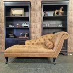 Chesterfield Daybed - Suede, Huis en Inrichting, Ophalen, Overige materialen, Eenpersoons, Klassiek