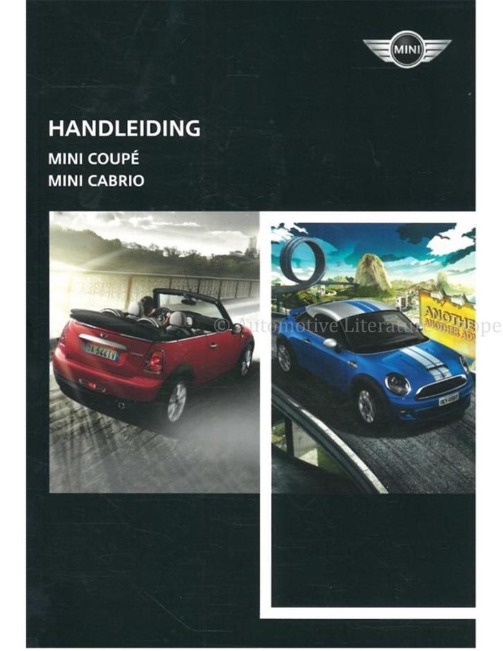 2011 MINI | CABRIO INSTRUCTIEBOEKJE NEDERLANDS, Auto diversen, Handleidingen en Instructieboekjes