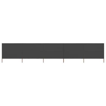 Windscherm 600x160 - Antraciet Stof - Retourdeal! beschikbaar voor biedingen