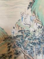 Inkt op papier, verticale as hangende rollendoeken - China -