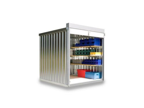 Opbergruimte container met rolluik, container!, Doe-het-zelf en Verbouw, Containers