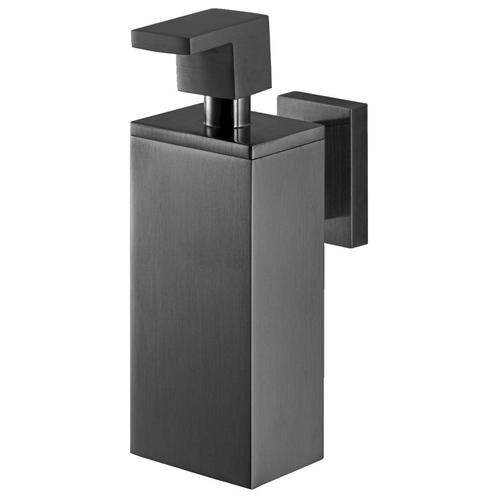 Zeepdispenser Haceka Edge Geborsteld Grafiet, Doe-het-zelf en Verbouw, Sanitair, Bad, Nieuw, Ophalen of Verzenden