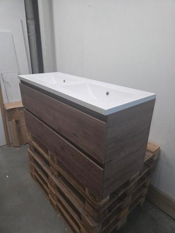 Badmeubel 120 x 45 cm Wellington Oak met 2 lades en beschikbaar voor biedingen