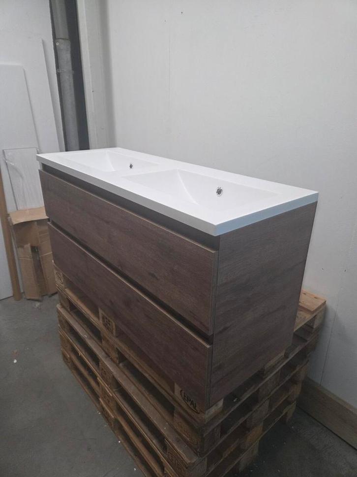 Badmeubel 120 x 45 cm Wellington Oak met 2 lades en, Doe-het-zelf en Verbouw, Sanitair, Bad, Nieuw, Ophalen of Verzenden