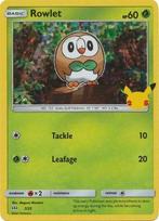 Rowlet 07/25 Promo Holo 25TH ANNIVERSARY MC DONALDS, Hobby en Vrije tijd, Verzamelkaartspellen | Pokémon, Ophalen of Verzenden