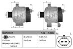 Dynamo / Alternator OPEL CASCADA (1.6 SIDI,1.6), Auto-onderdelen, Motor en Toebehoren, Ophalen of Verzenden, Nieuw