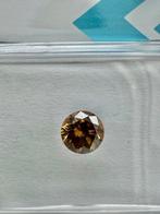 1 pcs Diamant (Natuurlijk gekleurd) - 0.38 ct - Rond - Fancy, Nieuw