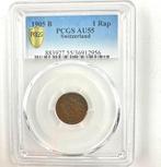 Zwitserland. 1 Rap Bronze - PCGS Certified (AU55) 1905 B