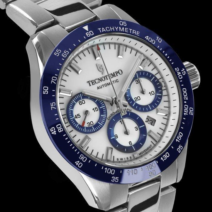 Tecnotempo - Chrono Round - Designed and Assembled in, Sieraden, Tassen en Uiterlijk, Horloges | Heren