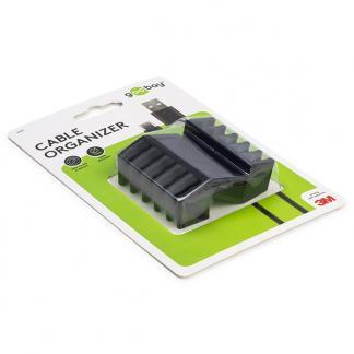 Kabelhouder | Goobay | 5 sleuven (2 stuks, Ø 7.09 mm, Zwart), Doe-het-zelf en Verbouw, Elektra en Kabels, Nieuw, Verzenden