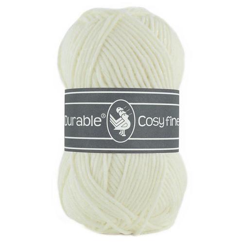 Durable Cosy Fine - 326 ivory - Katoen/Acryl Garen, Hobby en Vrije tijd, Breien en Haken, Ophalen of Verzenden