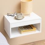 *WOONWINKEL* Nachtkastje Hangend Wit, Huis en Inrichting, Slaapkamer | Nachtkastjes, Verzenden, Nieuw