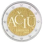 Litouwen 2 Euro Taal 2015, Postzegels en Munten, Munten | Europa | Euromunten, Verzenden