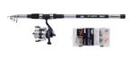 Shakespeare Salt Jetty Jouster Tele Zeevis Combo Set 2.40m, Verzenden, Nieuw
