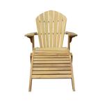 Canadian teakhouten relaxset 2-delig, Tuin en Terras, Tuinstoelen, Ophalen of Verzenden, Nieuw, Teakhout