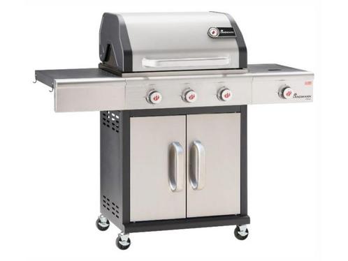 Gasbarbecue Triton PTS 3.1 Zilver/Grijs, Tuin en Terras, Houtskoolbarbecues, Nieuw, Verzenden