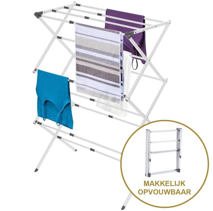 Alora Opvouwbaar Droogrek – Uitschuifbaar – Opvouwbaar -, Huis en Inrichting, Keuken | Keukenbenodigdheden, Nieuw