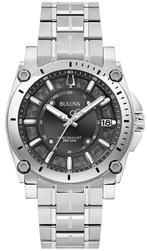 Bulova 96B417 Precisionist horloge 40 mm, Overige merken, Staal, Staal, Verzenden