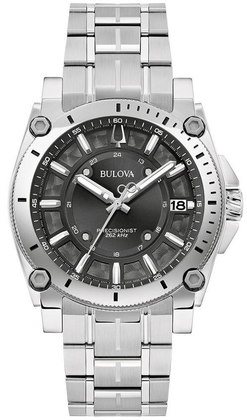 Bulova 96B417 Precisionist horloge 40 mm, Sieraden, Tassen en Uiterlijk, Horloges | Heren, Staal, Nieuw, Staal, Overige merken