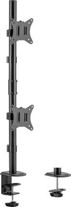 2dekans | Monitorbeugel 2 beeldschermen boven elkaar -, Computers en Software, Monitoren, Ophalen of Verzenden, Zo goed als nieuw