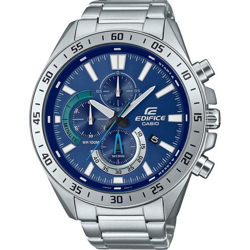 Casio Edifice EFV-620D-2AVUEF Heren Horloge - 51 mm, Sieraden, Tassen en Uiterlijk, Horloges | Heren, Verzenden