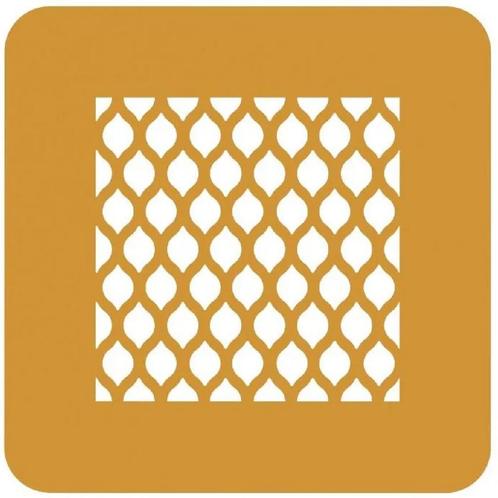 Silikomart Siliconen Stencil Alambra 10x10x0,1cm Set/2, Hobby en Vrije tijd, Taarten en Cupcakes maken, Nieuw, Verzenden