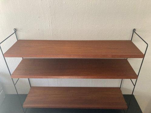Wandrek - Teak - Drie liggers teakfineer, Antiek en Kunst, Kunst | Designobjecten