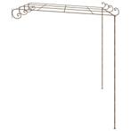 Tuinpergola 4x3x2,5 m ijzer antiekbruin (Tuinbogen pergola), Verzenden, Nieuw