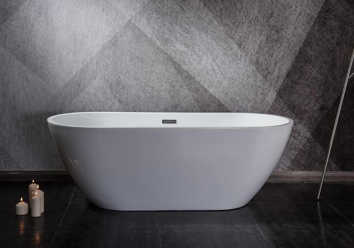 SALE - SALE - Lubana 170 - Glans wit - Vrijstaand bad  -, Doe-het-zelf en Verbouw, Sanitair, Nieuw, Ophalen of Verzenden