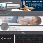 Bedhekje - 150 cm - Bedrand - Bedrail - Bedrek - Donkergrijs, Verzenden, Zo goed als nieuw