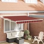 vidaXL Handmatige Uittrekbare Zonwering Oranje en Bruin, Tuin en Terras, Zonneschermen, Verzenden, Nieuw