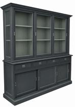 Buffetkast antraciet Jubbega 180cm, Ophalen of Verzenden, Nieuw