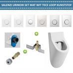 Urinoir Set Salenzi Hung Achterinlaat Mat Wit met TECE Loop, Ophalen of Verzenden, Nieuw, Chroom, Overige typen