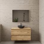 ACTIE BWS Badmeubel | Paris | Dakota Oak | 100 cm | met, Ophalen of Verzenden, Nieuw, Bad