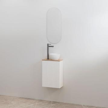 Toiletmeubelset Best-Design Mali Mat Wit Onderkast + Halifax beschikbaar voor biedingen