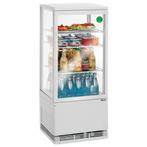Bartscher Mini Koelvitrine - 78 Liter - Wit, Verzenden, Nieuw in verpakking