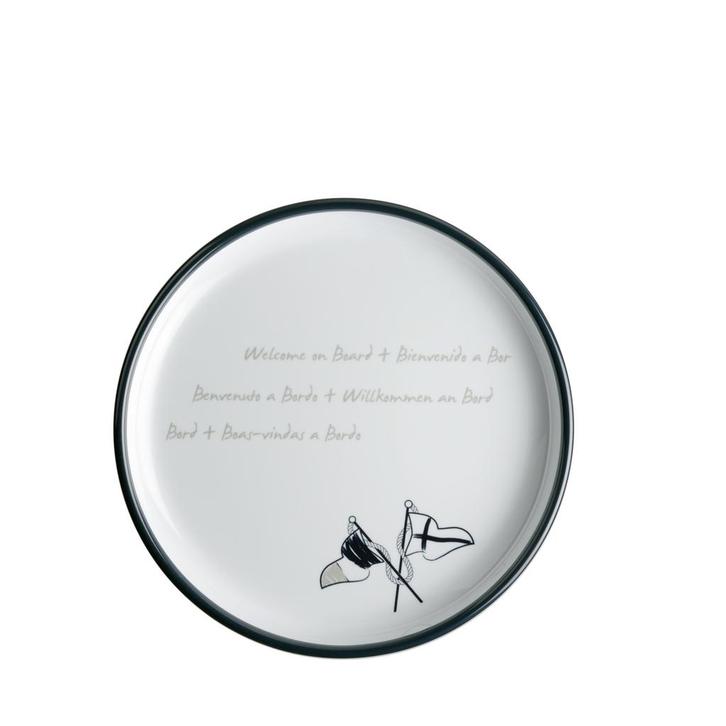 Scheepsservies Dessertborden Welcome on Board (6 st), Watersport en Boten, Overige Watersport en Boten, Nieuw, Ophalen of Verzenden